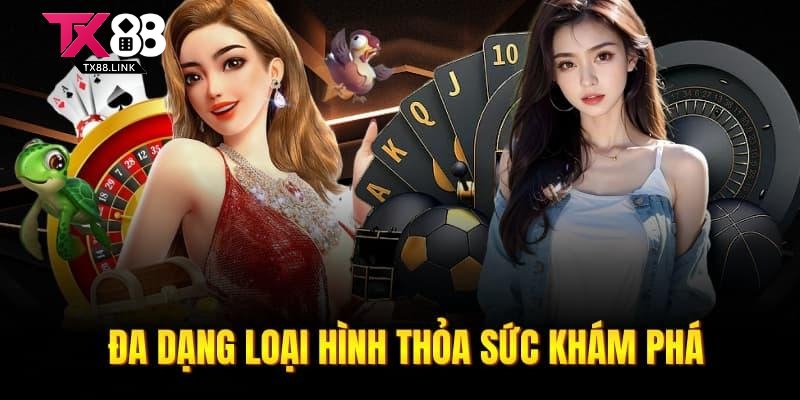 Đa dạng loại hình thỏa sức khám phá